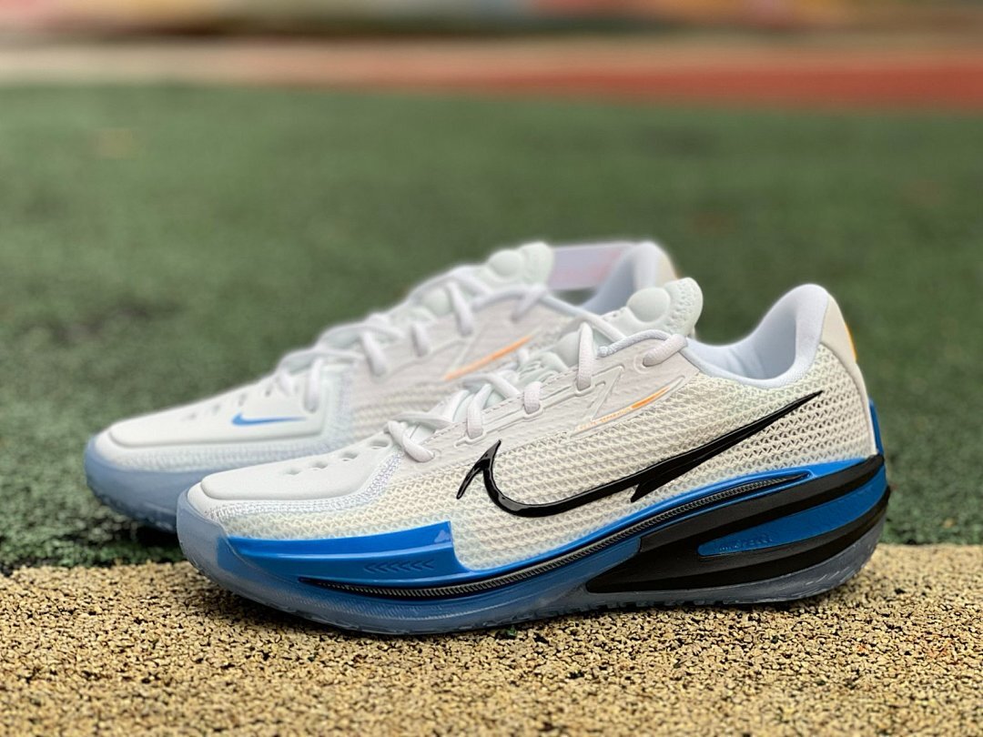 Nike Zoom GT Cut 2 Men's Basketball Shoes White Black Photo Blue Sneakers DJ6015-101
