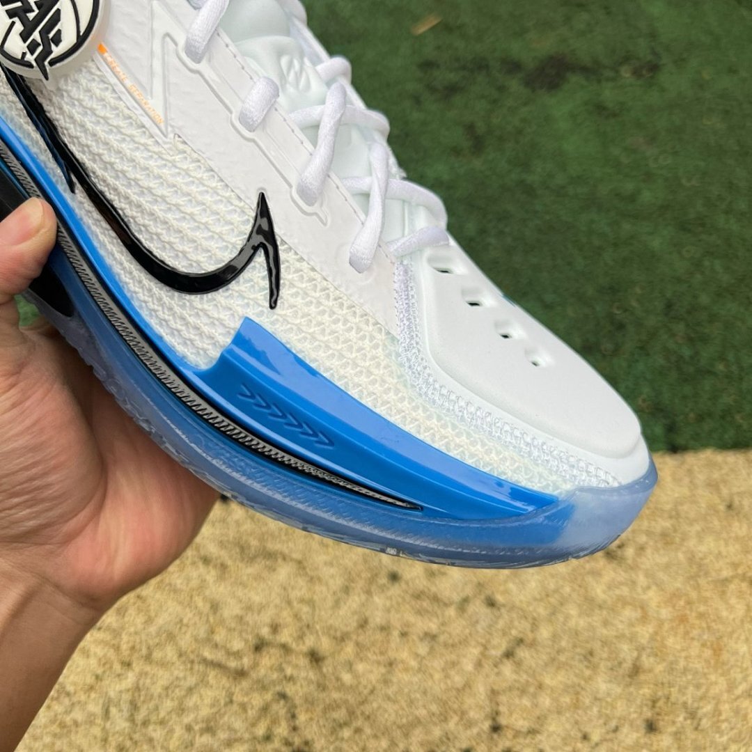 Nike Zoom GT Cut 2 Men's Basketball Shoes White Black Photo Blue Sneakers DJ6015-101