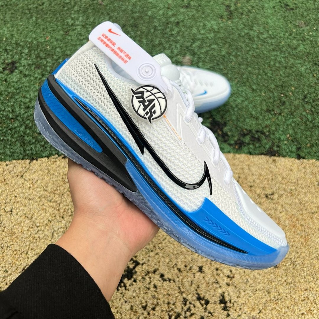 Nike Zoom GT Cut 2 Men's Basketball Shoes White Black Photo Blue Sneakers DJ6015-101