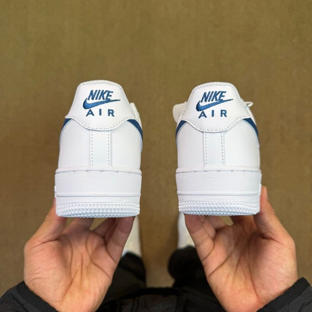 Nike Air Force 1 '07 Low White Royal Blue Sneakers DM0576-100 Men's Women's Casual Trainers AF1