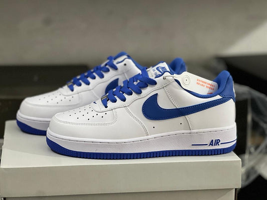 Nike Air Force 1 '07 Low White Game Royal FJ4170-100 Classic Sneakers Men's Women's Blue White AF1 Shoes