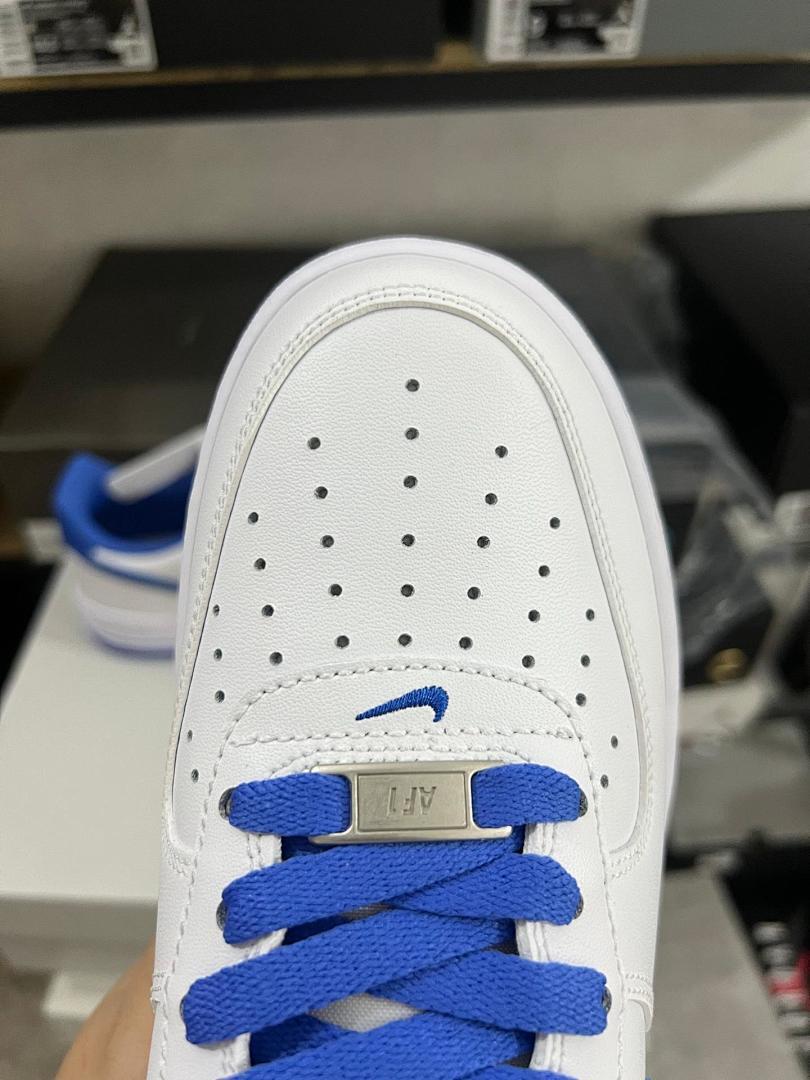 Nike Air Force 1 '07 Low White Game Royal FJ4170-100 Classic Sneakers Men's Women's Blue White AF1 Shoes