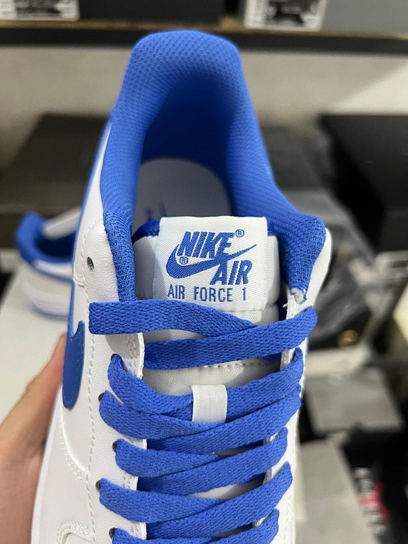 Nike Air Force 1 '07 Low White Game Royal FJ4170-100 Classic Sneakers Men's Women's Blue White AF1 Shoes
