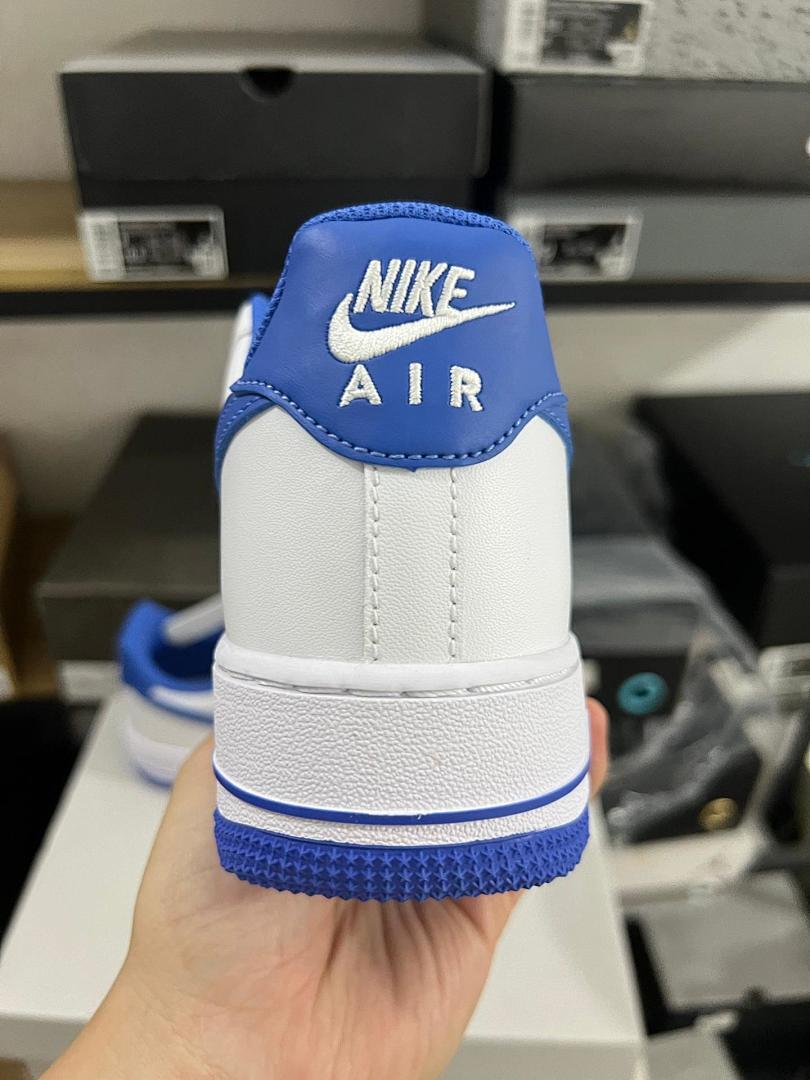 Nike Air Force 1 '07 Low White Game Royal FJ4170-100 Classic Sneakers Men's Women's Blue White AF1 Shoes