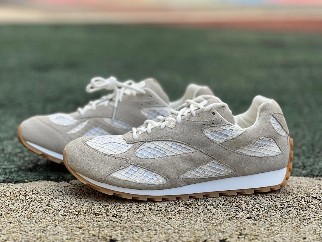 Reebok Aztrek 96 Adventure Sandstone White Gum EF7836 Men's Women's Unisex Retro Casual Running Lifestyle Trainers Sneakers Suede Mesh Gum Sole Shoes Comfort
