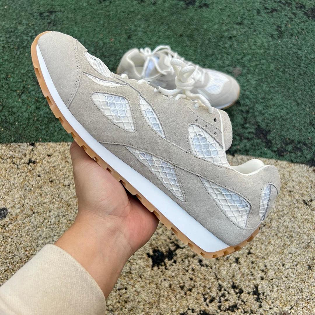 Reebok Aztrek 96 Adventure Sandstone White Gum EF7836 Men's Women's Unisex Retro Casual Running Lifestyle Trainers Sneakers Suede Mesh Gum Sole Shoes Comfort