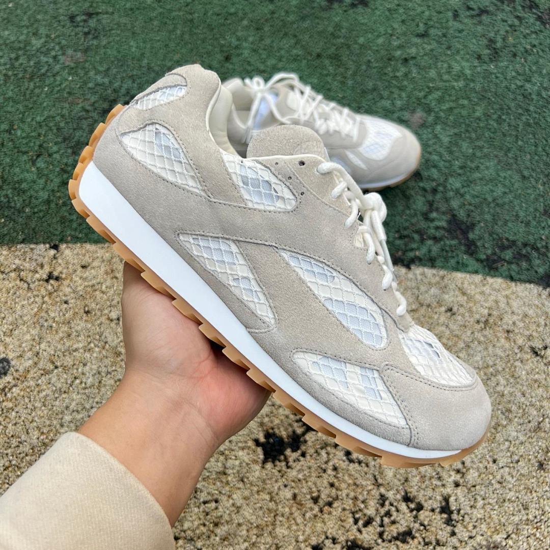 Reebok Aztrek 96 Adventure Sandstone White Gum EF7836 Men's Women's Unisex Retro Casual Running Lifestyle Trainers Sneakers Suede Mesh Gum Sole Shoes Comfort