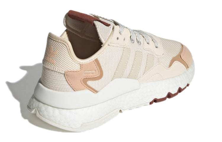 ( Women ) Adidas Originals Nite Jogger Cream Brown H01734