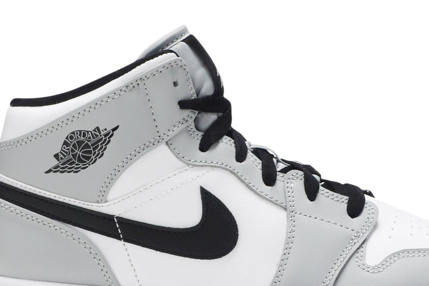 ( Grade School ) Air Jordan 1 Mid ‘Light Smoke Grey’ 554725-092