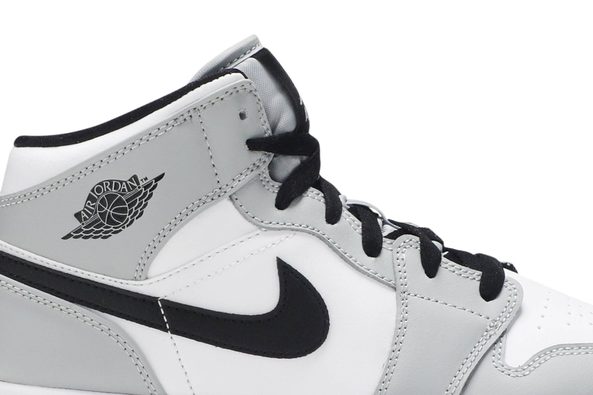 ( Grade School ) Air Jordan 1 Mid ‘Light Smoke Grey’ 554725-092