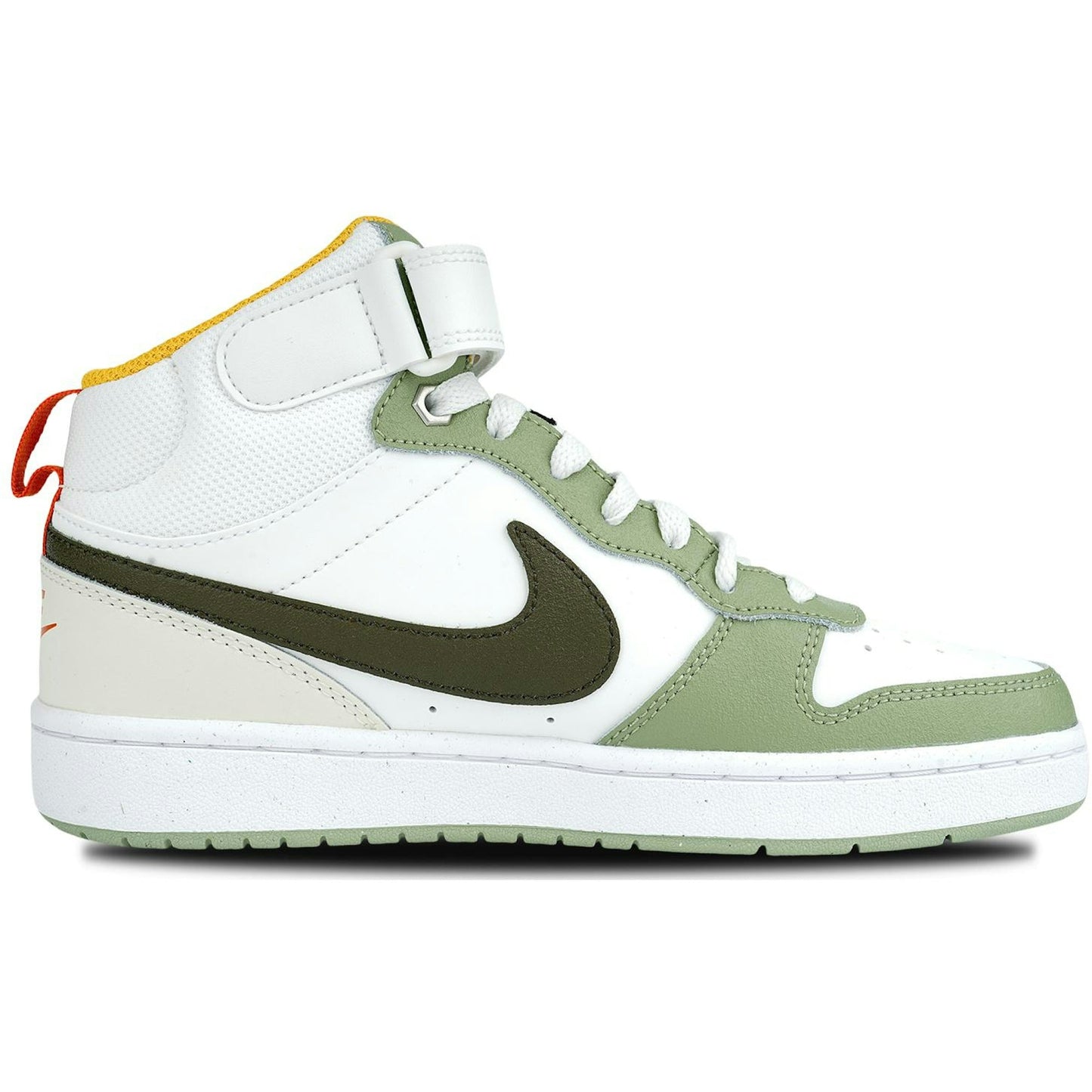 ( Youth ) Nike Court Borough Mid 2 Shoes ‘Off White Green’ FV3649-171