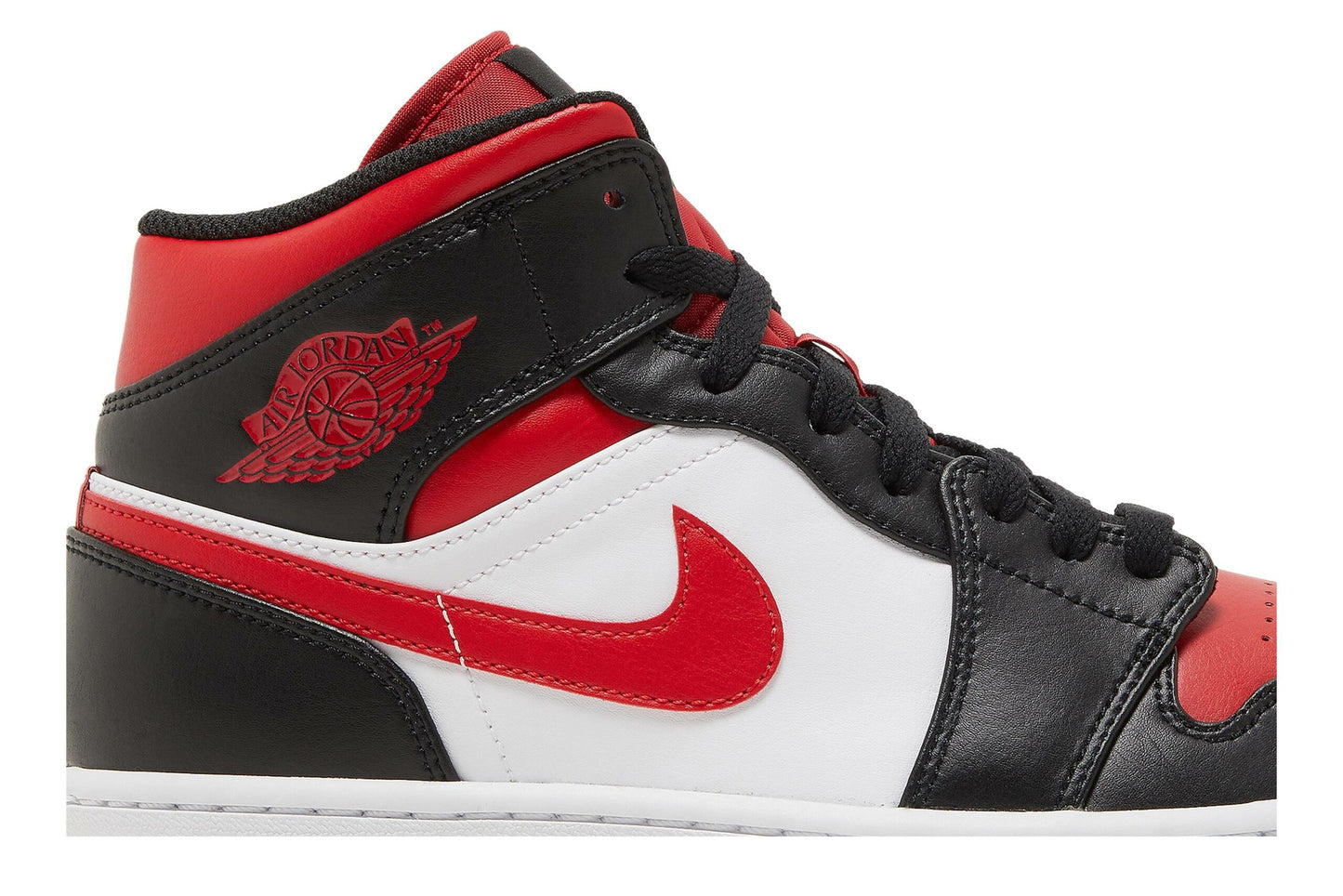 Air Jordan 1 Mid ‘Bred Toe’ ( 2022 ) 554724-079