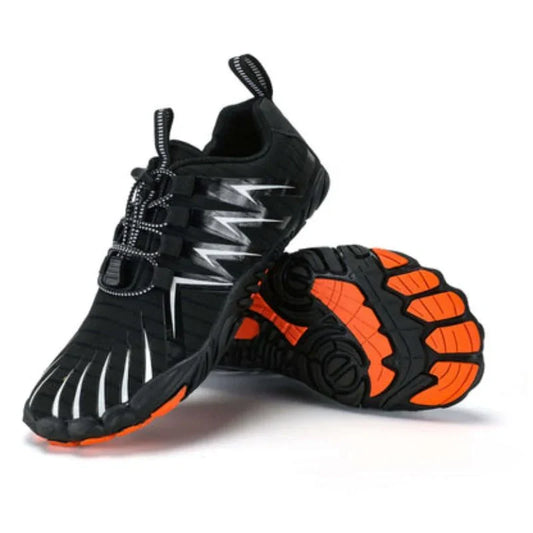 Blotcha Men's Five-Finger Hiking Shoes Breathable Barefoot Trail Running Climbing Sneakers