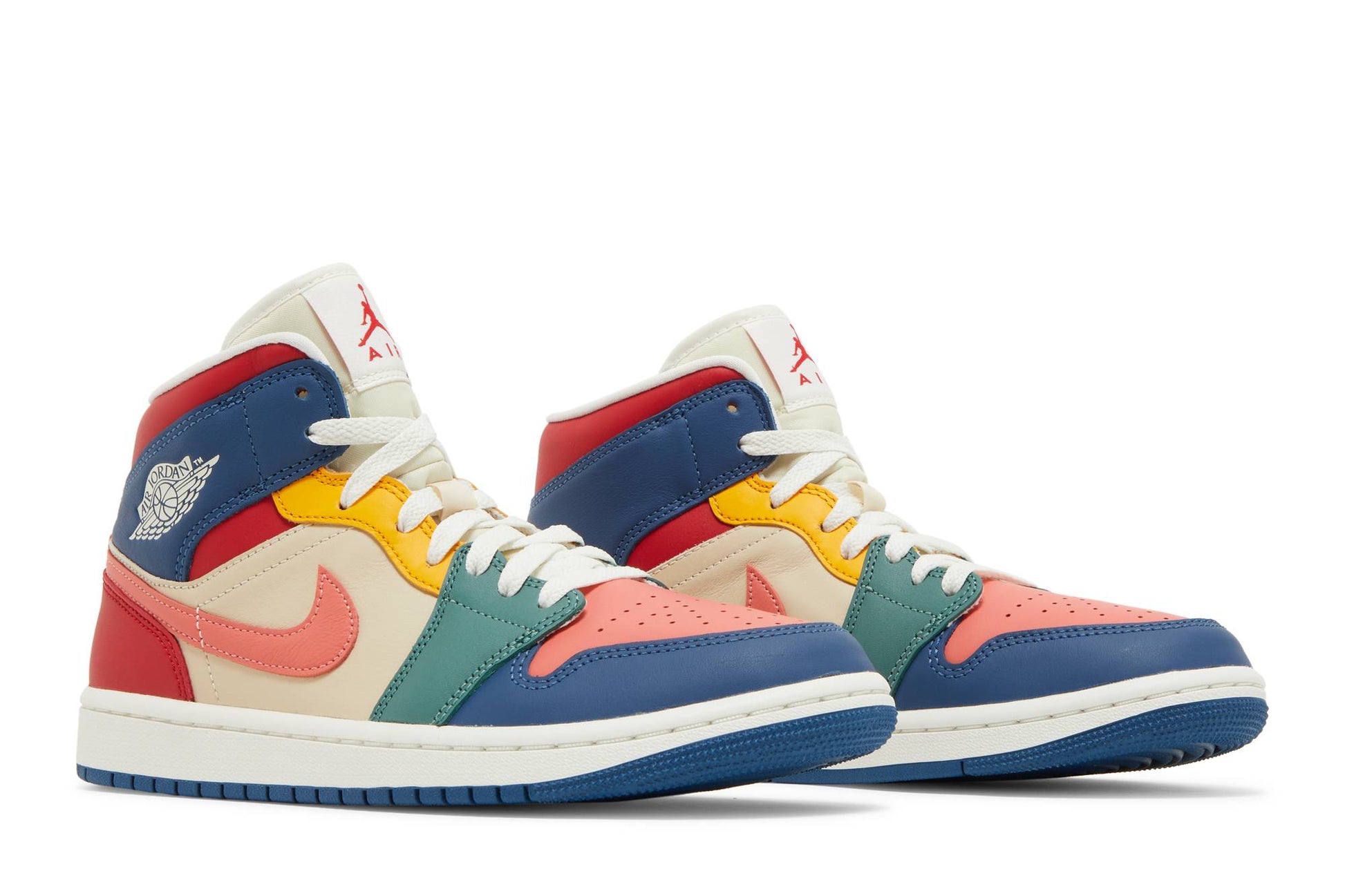 ( Women ) Air Jordan 1 Mid ‘Multi-Color’ DN3738-400