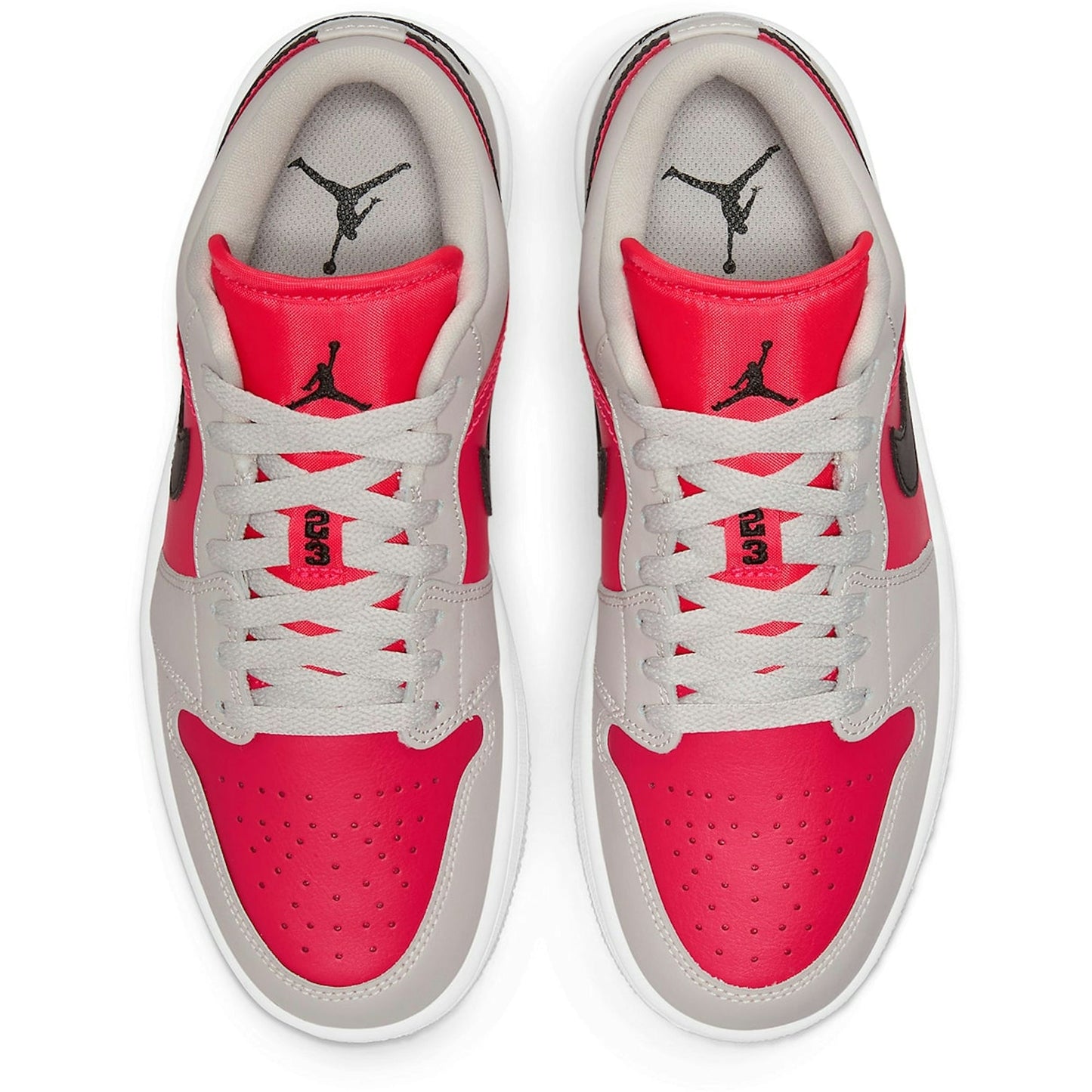 ( Women ) Air Jordan 1 Low ‘Light Iron Ore Siren Red’ DC0774-060