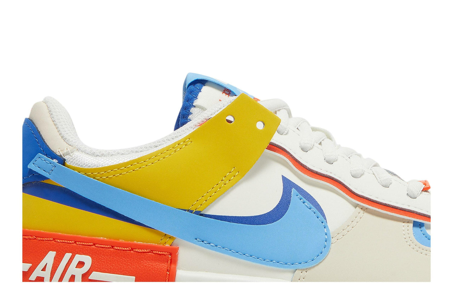 ( Women ) Nike Air Force 1 Low Shadow ‘Sail Game Royal Rush Orange University Blue’ CI0919-115