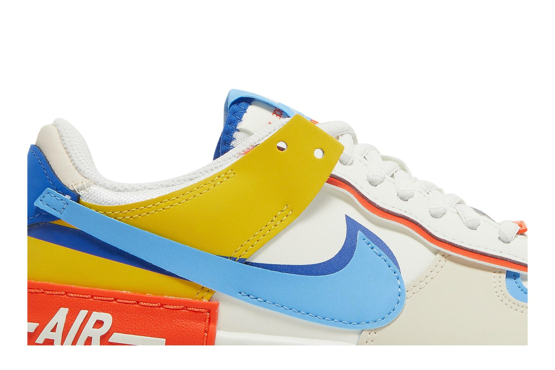 ( Women ) Nike Air Force 1 Low Shadow ‘Sail Game Royal Rush Orange University Blue’ CI0919-115