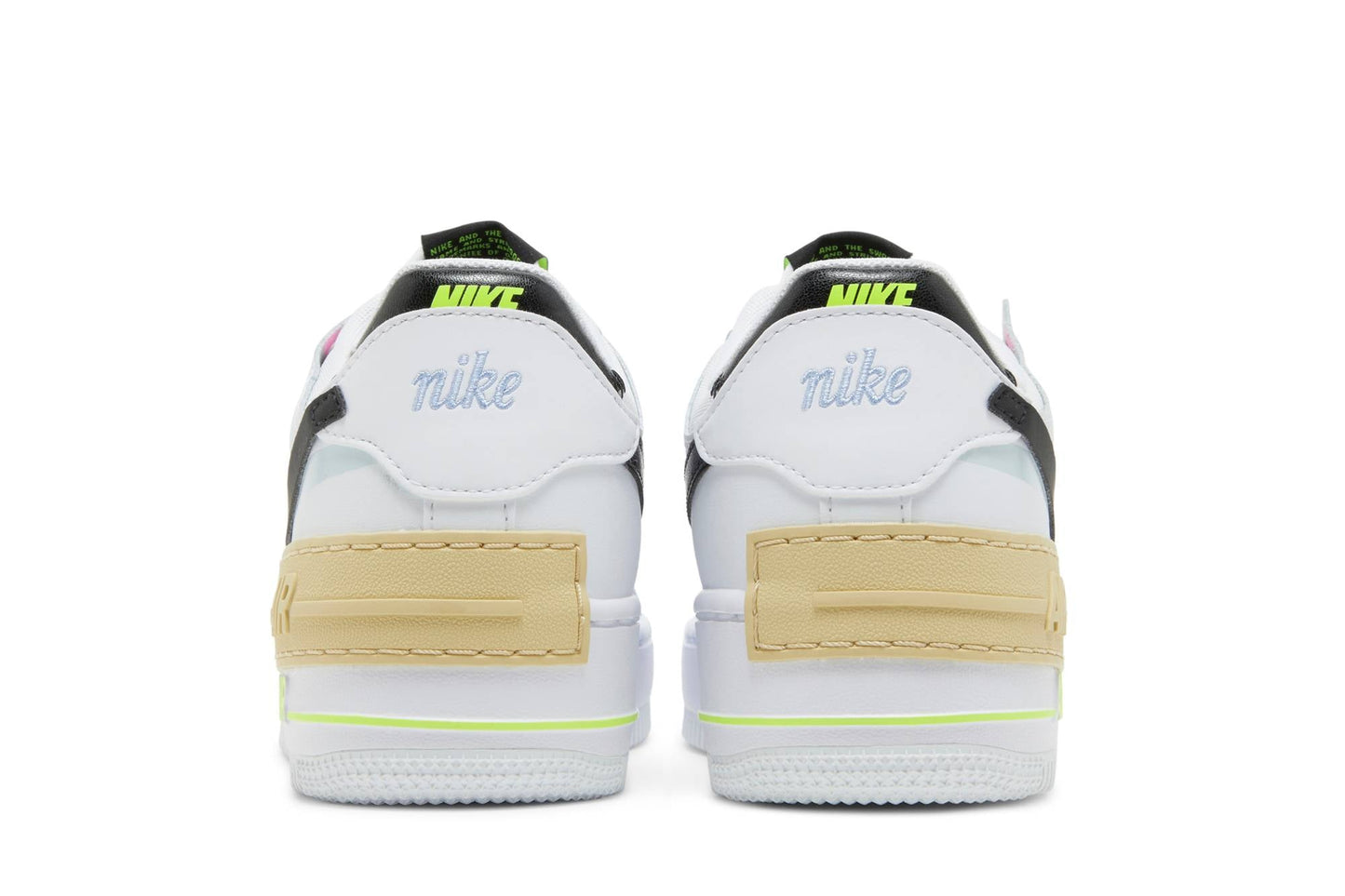 ( Women ) Nike Air Force 1 Shadow ‘White Black Pastel’ FJ0735-100