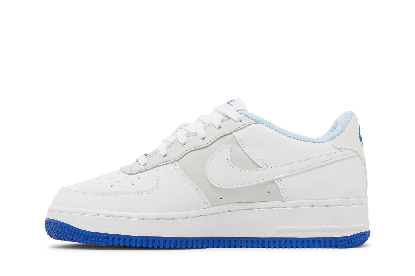 ( Youth ) Nike Air Force 1 LV8 ‘Just Stitch It – Hyper Royal’ FB1844-111