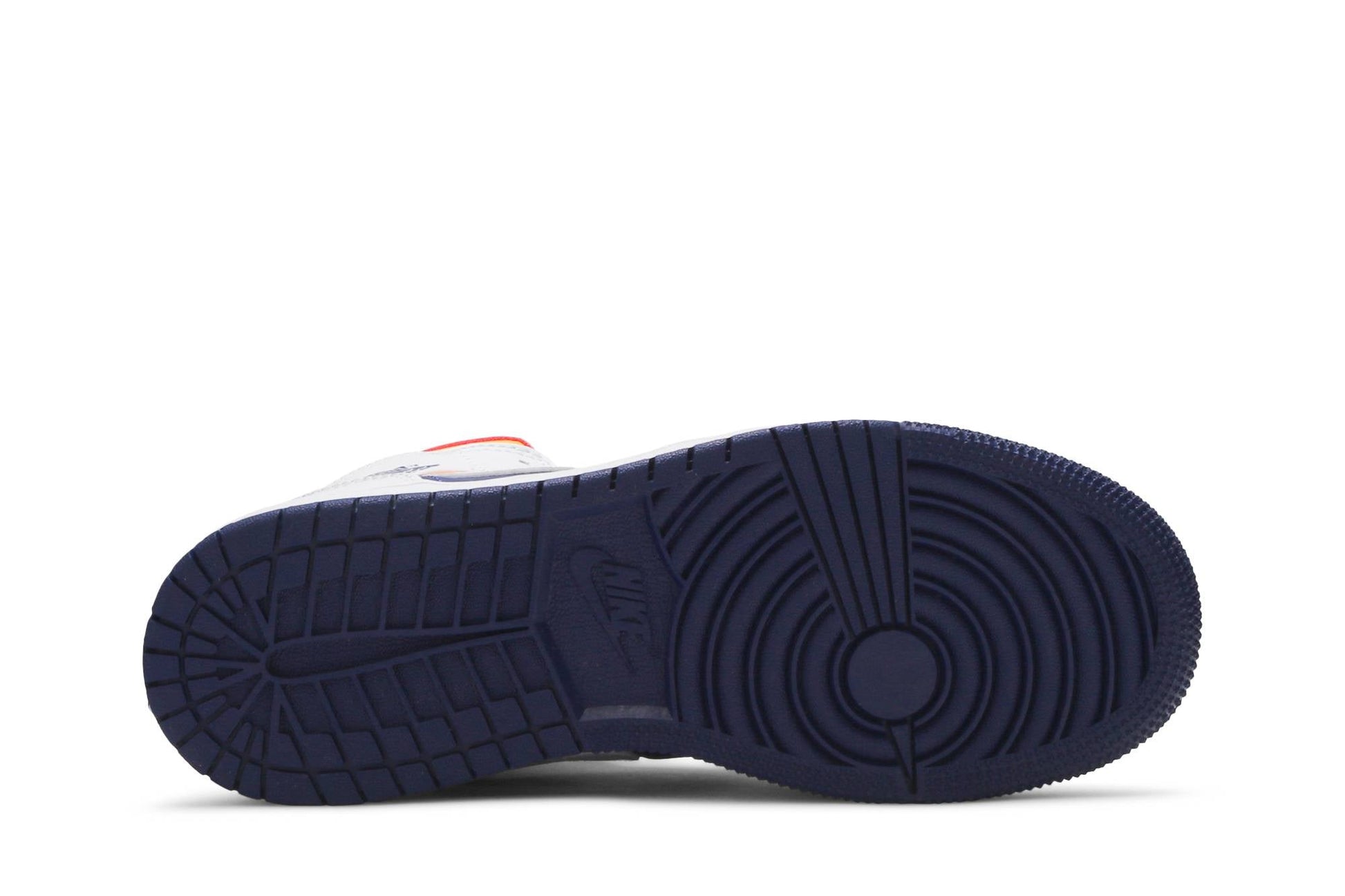 ( Grade School ) Air Jordan 1 Mid ‘White Deep Royal Blue’ 554725-131