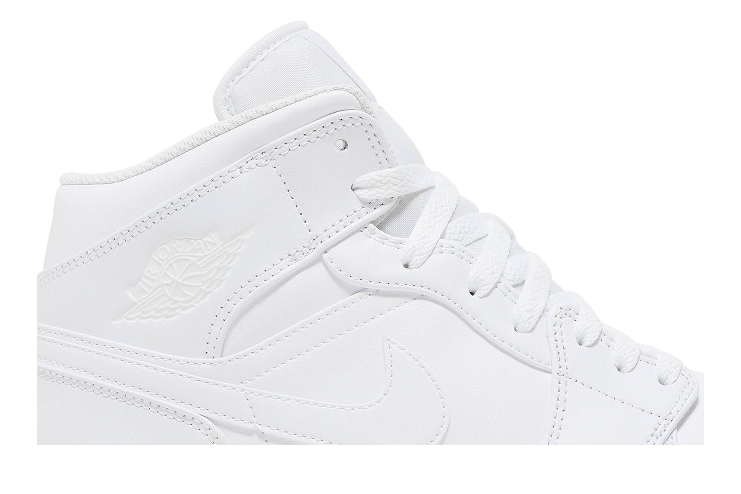 Air Jordan 1 Mid ‘Triple White’ 2022 554724-136