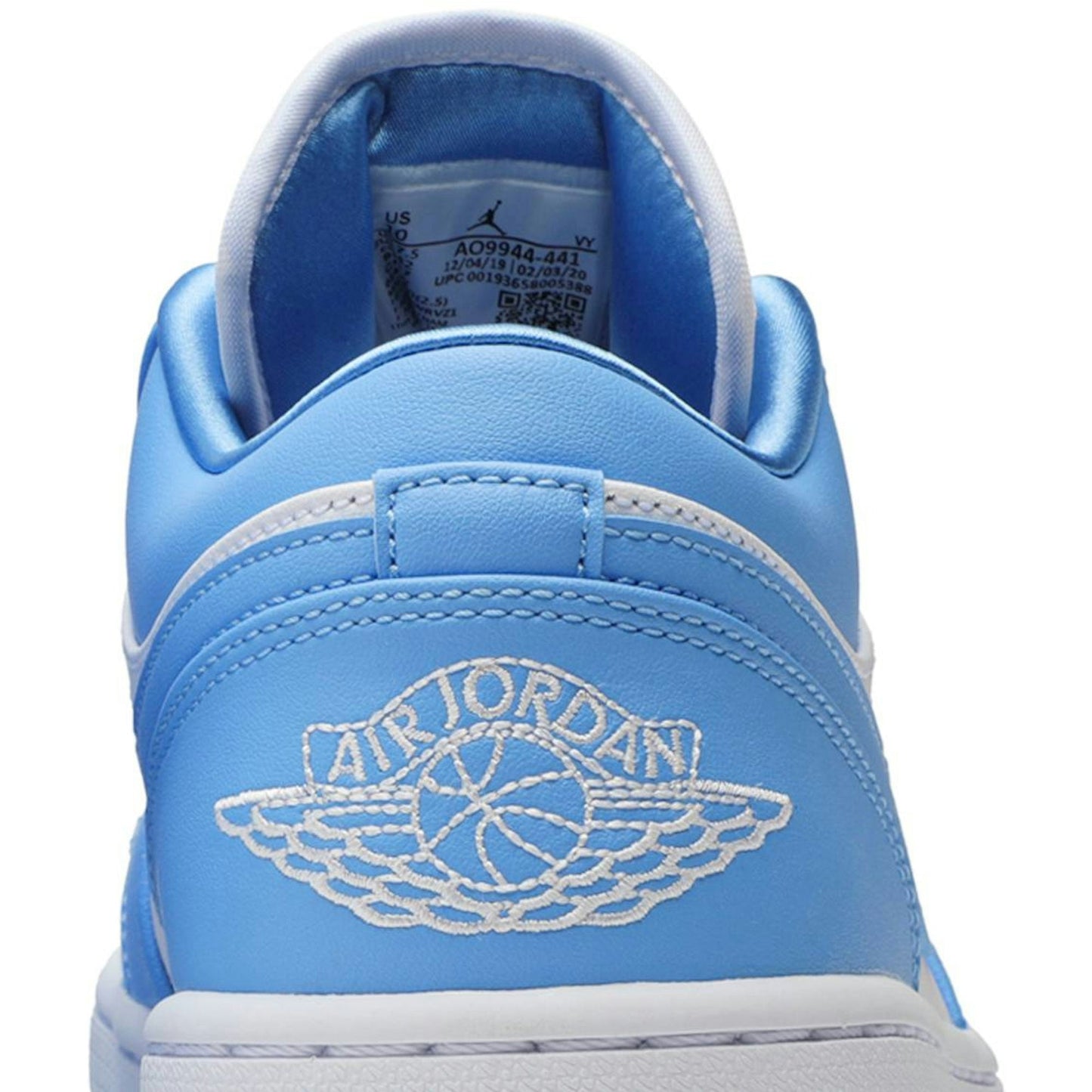 ( Women ) Air Jordan 1 Low ‘UNC’ AO9944-441