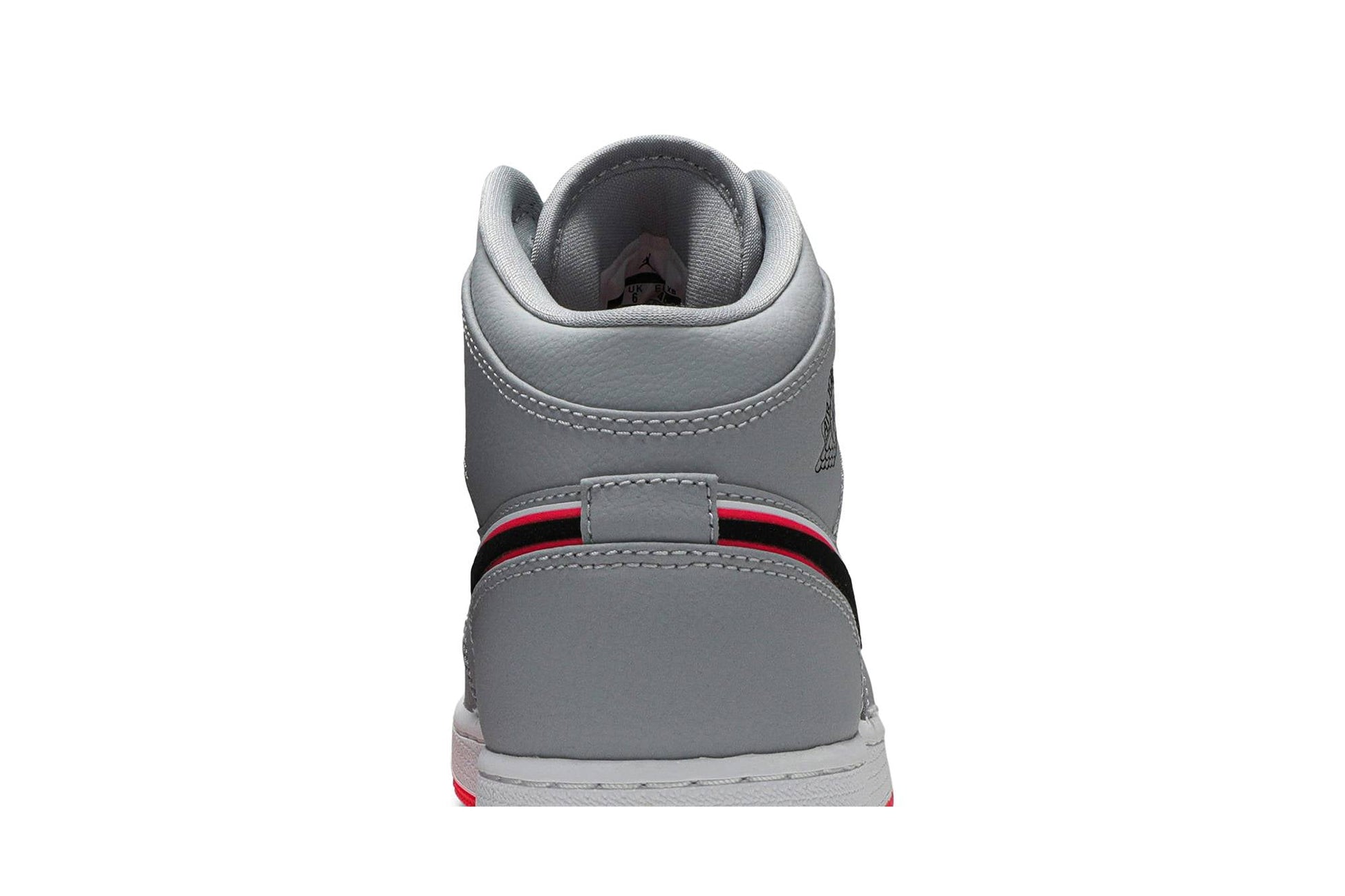 ( Grade School ) Air Jordan 1 Mid 'Wolf Grey Pink' 555112-060