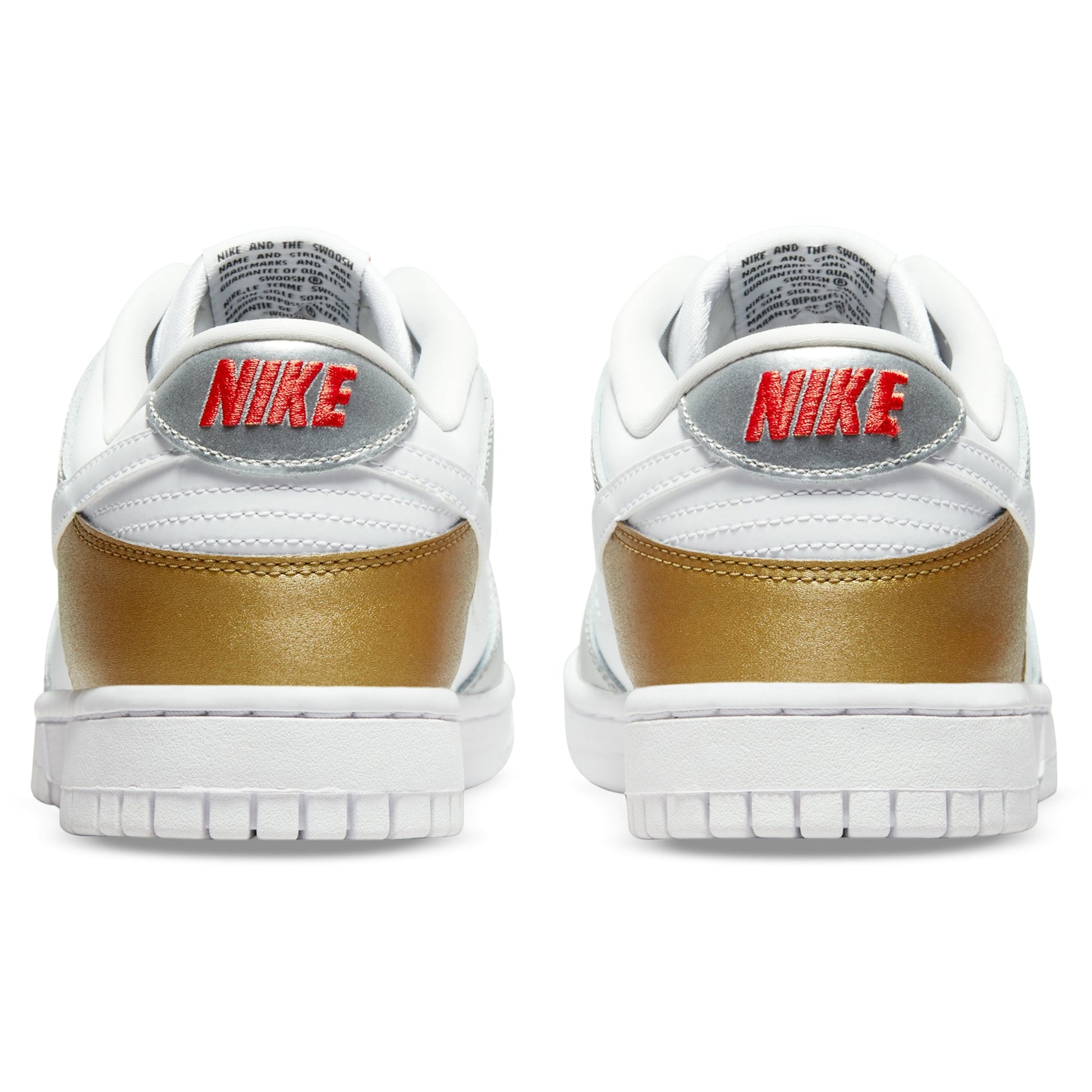 ( Women ) Nike Dunk Low SE ‘White Metallic Gold Silver’ DH4403-700