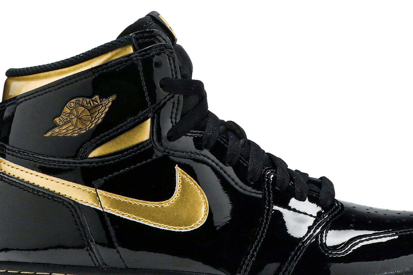 ( Grade School ) Air Jordan 1 Retro High OG ‘Black Metallic Gold’ 575441-032
