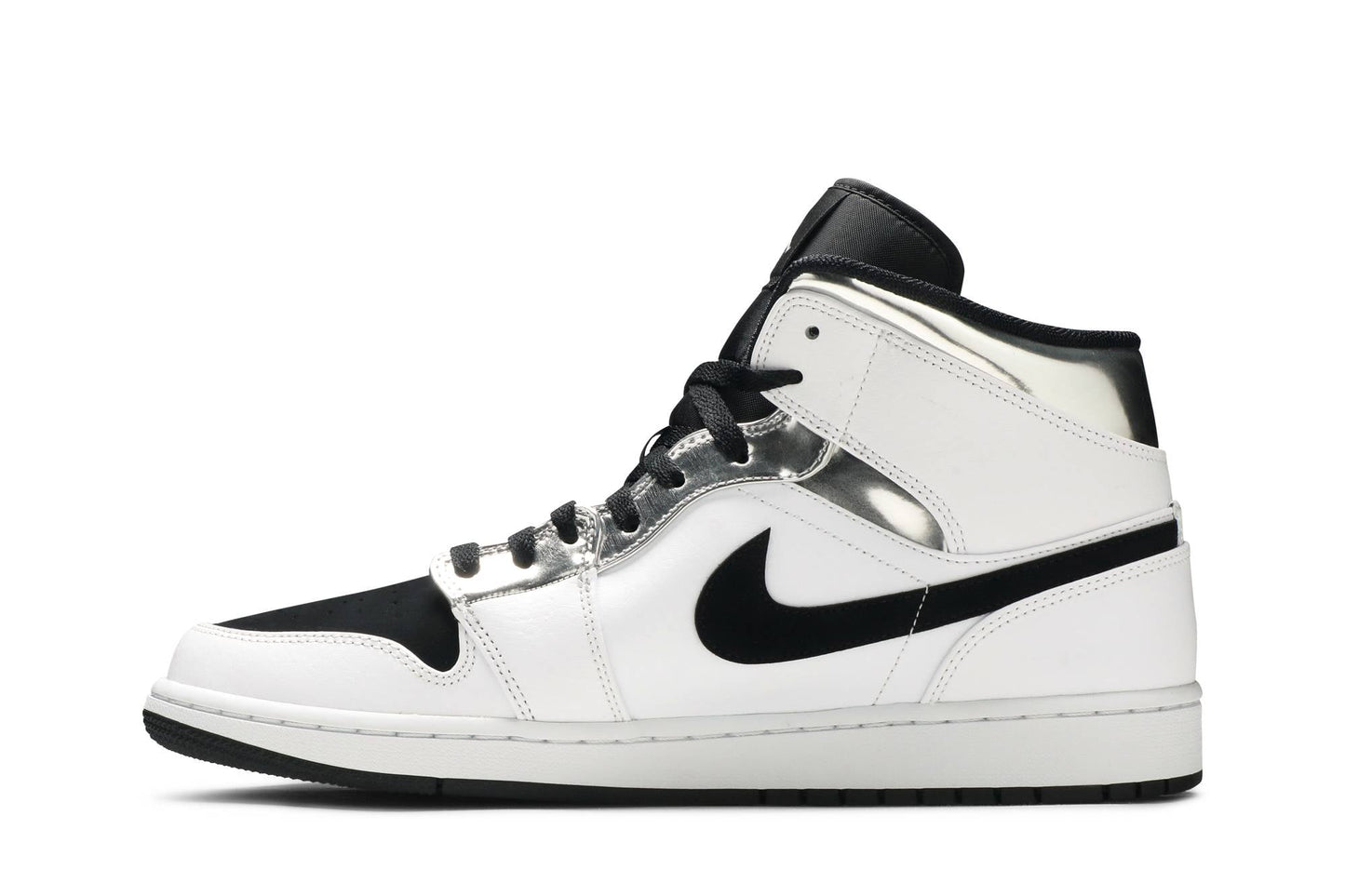 Air Jordan 1 Mid ‘White Silver’ 554724-121