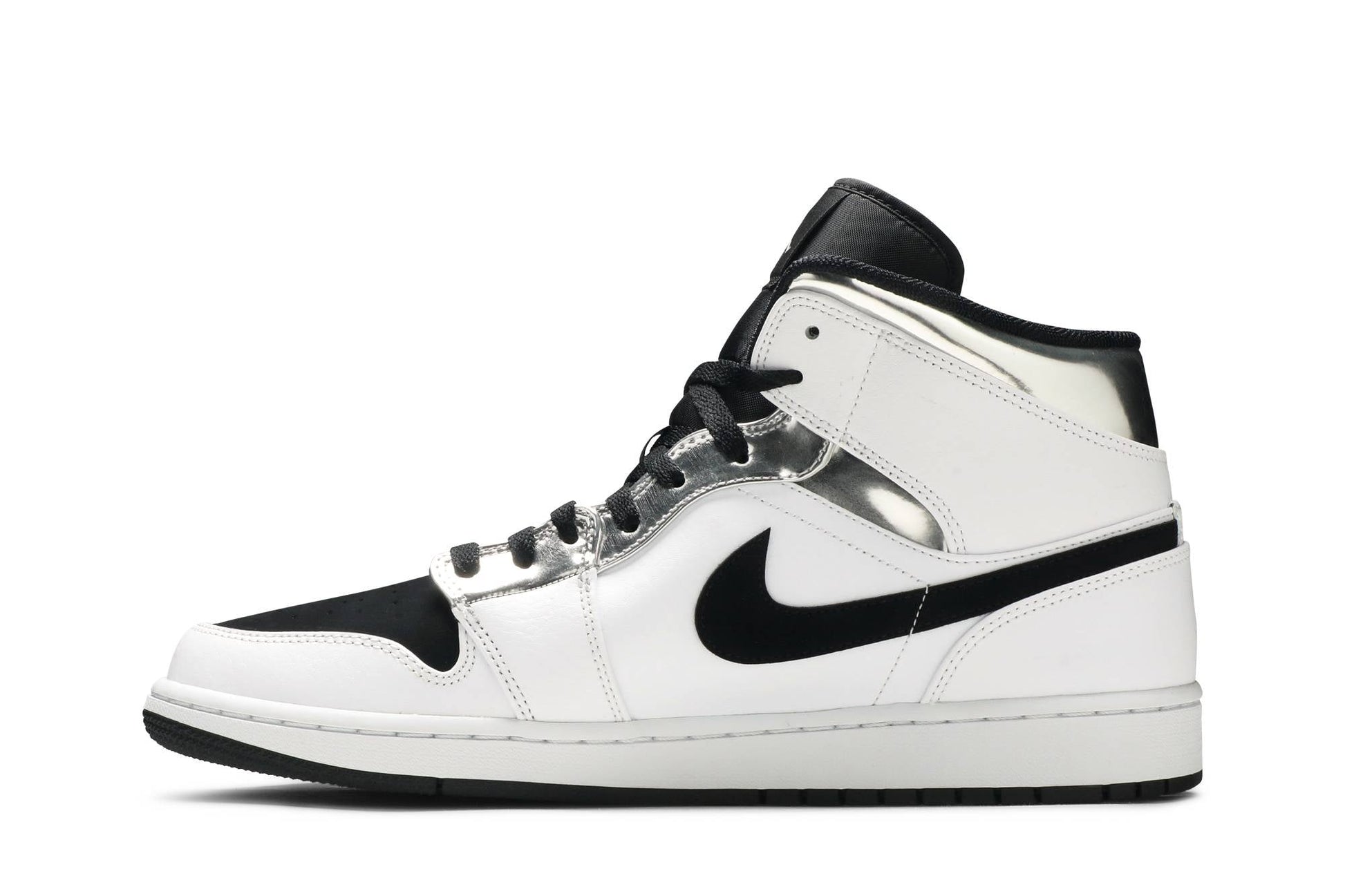Air Jordan 1 Mid ‘White Silver’ 554724-121