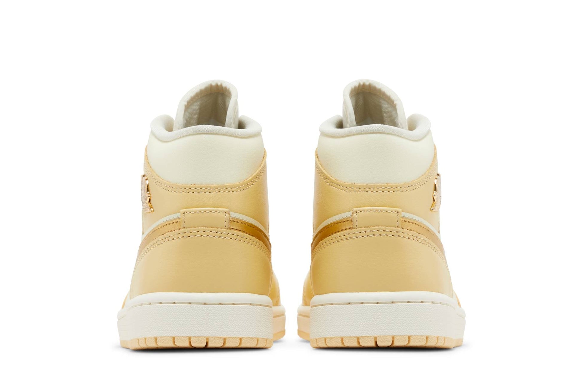 ( Women ) Air Jordan 1 Mid ‘Pale Vanilla Gold’ FB9892-200