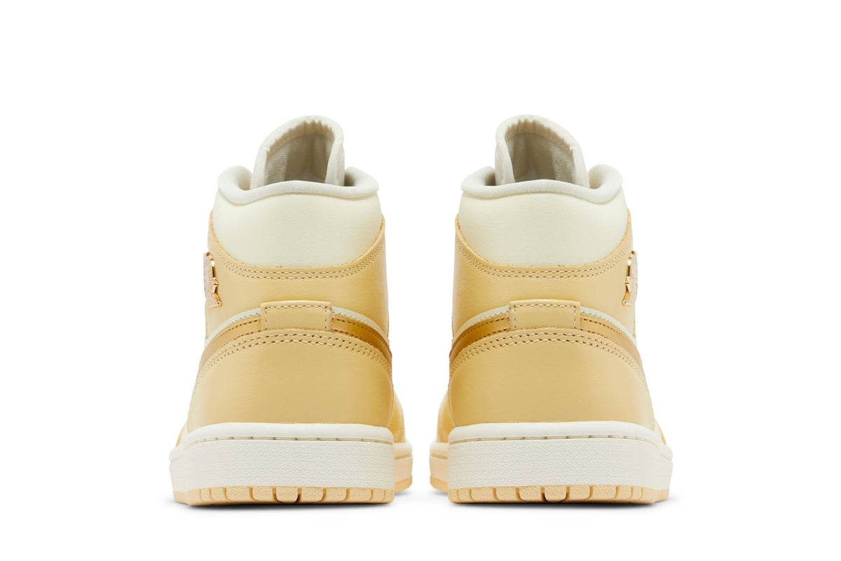 ( Women ) Air Jordan 1 Mid 'Pale Vanilla Gold' FB9892-200