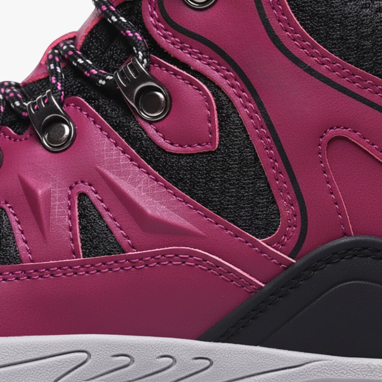 Blotcha Pink Waterproof Hiking Boots Wear-Resistant Mountain Sports Shoes