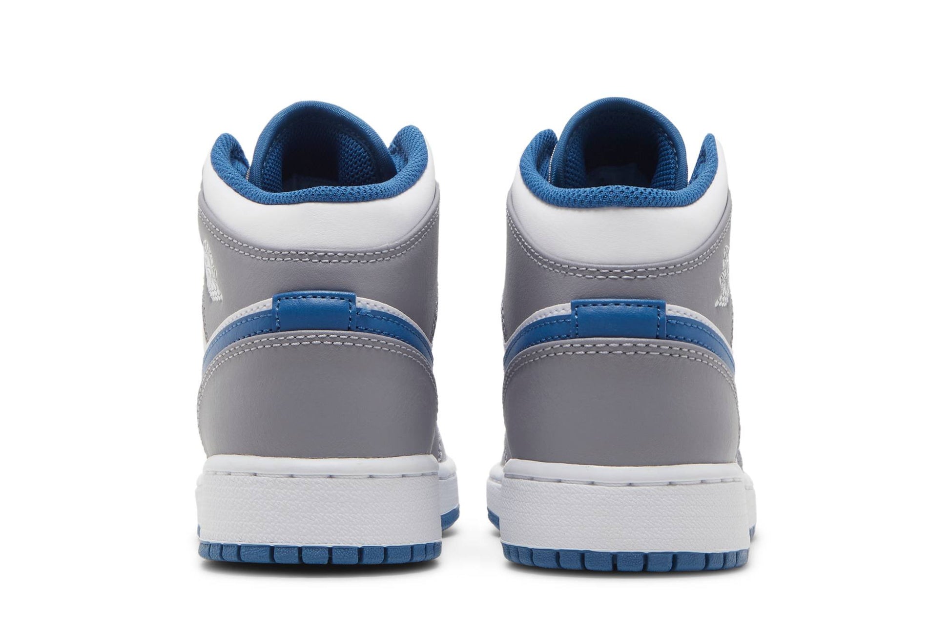 ( Grade School ) Air Jordan 1 Mid ‘Cement True Blue’ DQ8423-014