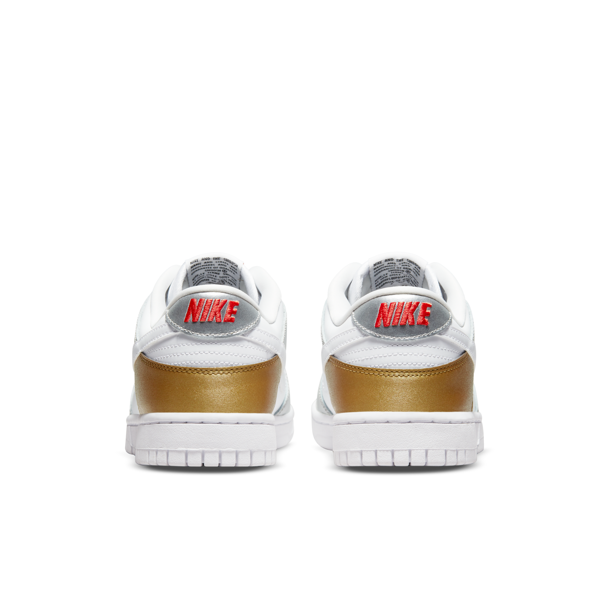 ( Women ) Nike Dunk Low SE ‘White Metallic Gold Silver’ DH4403-700