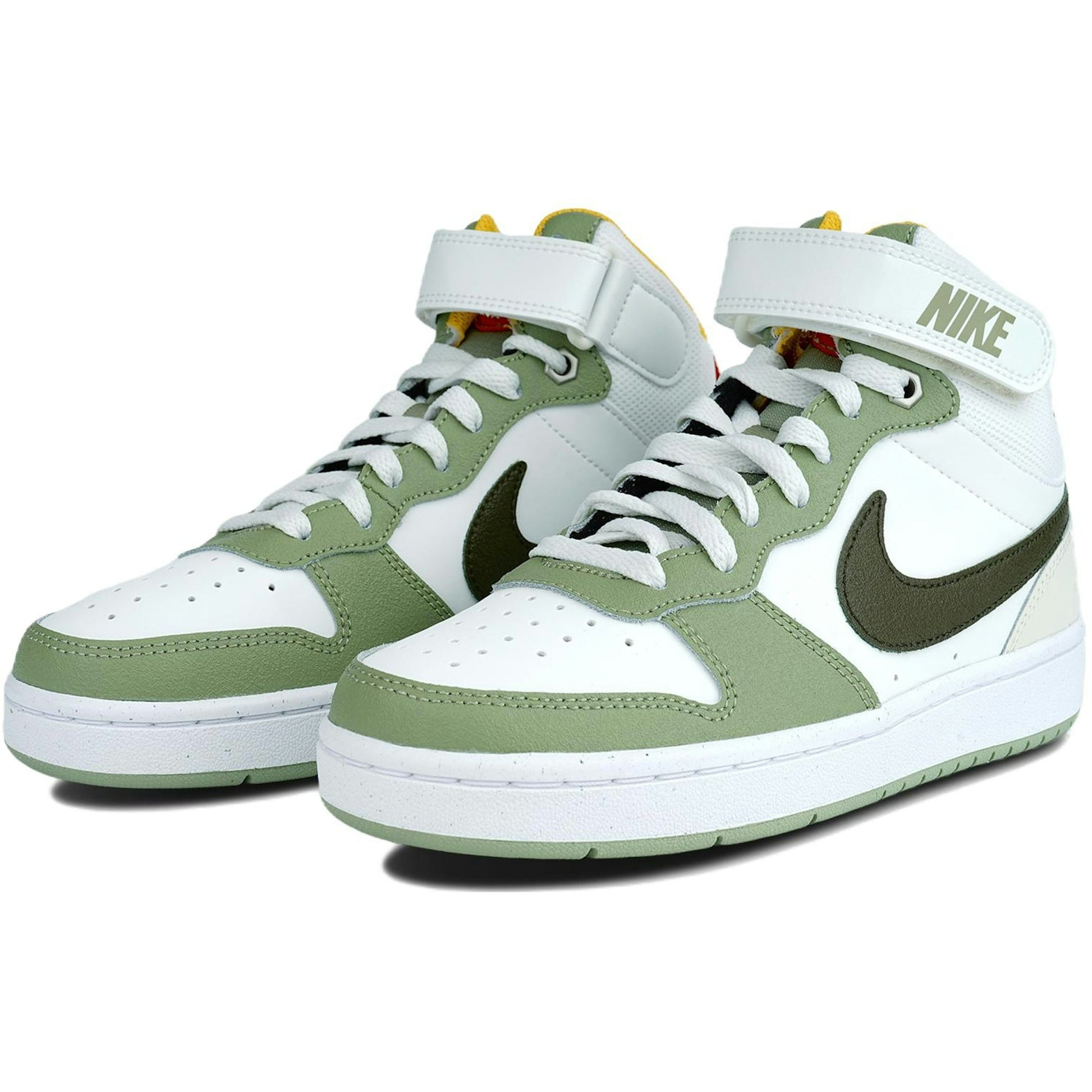 ( Youth ) Nike Court Borough Mid 2 Shoes ‘Off White Green’ FV3649-171