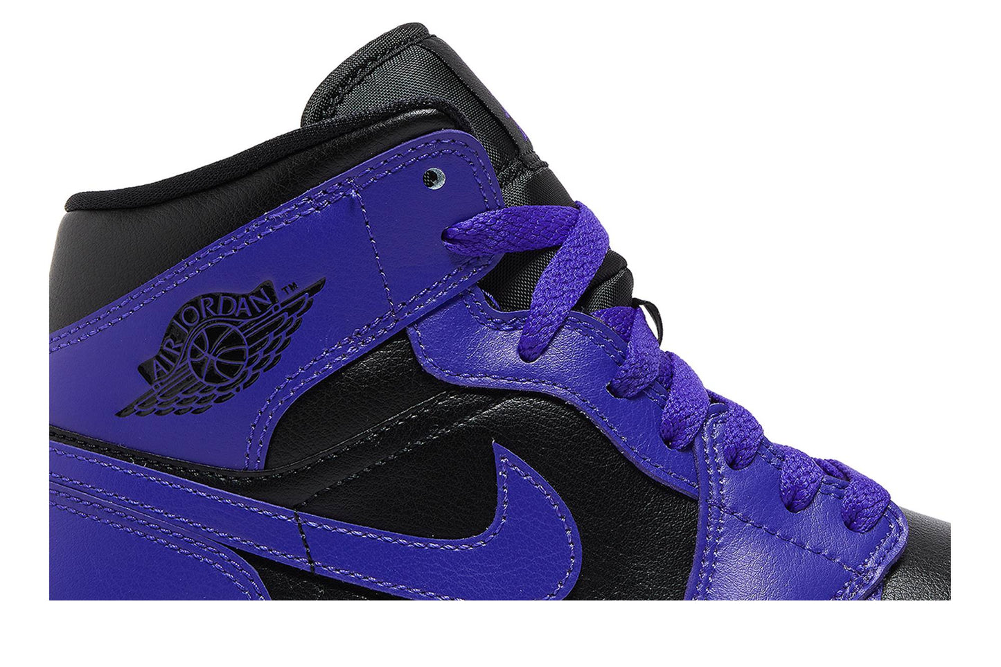( Women ) Air Jordan 1 Mid ‘Purple And Black’ BQ6472-051
