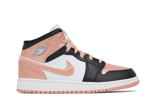 ( Grade School ) Air Jordan 1 Mid ‘White Light Madder Root’ DM9077-108