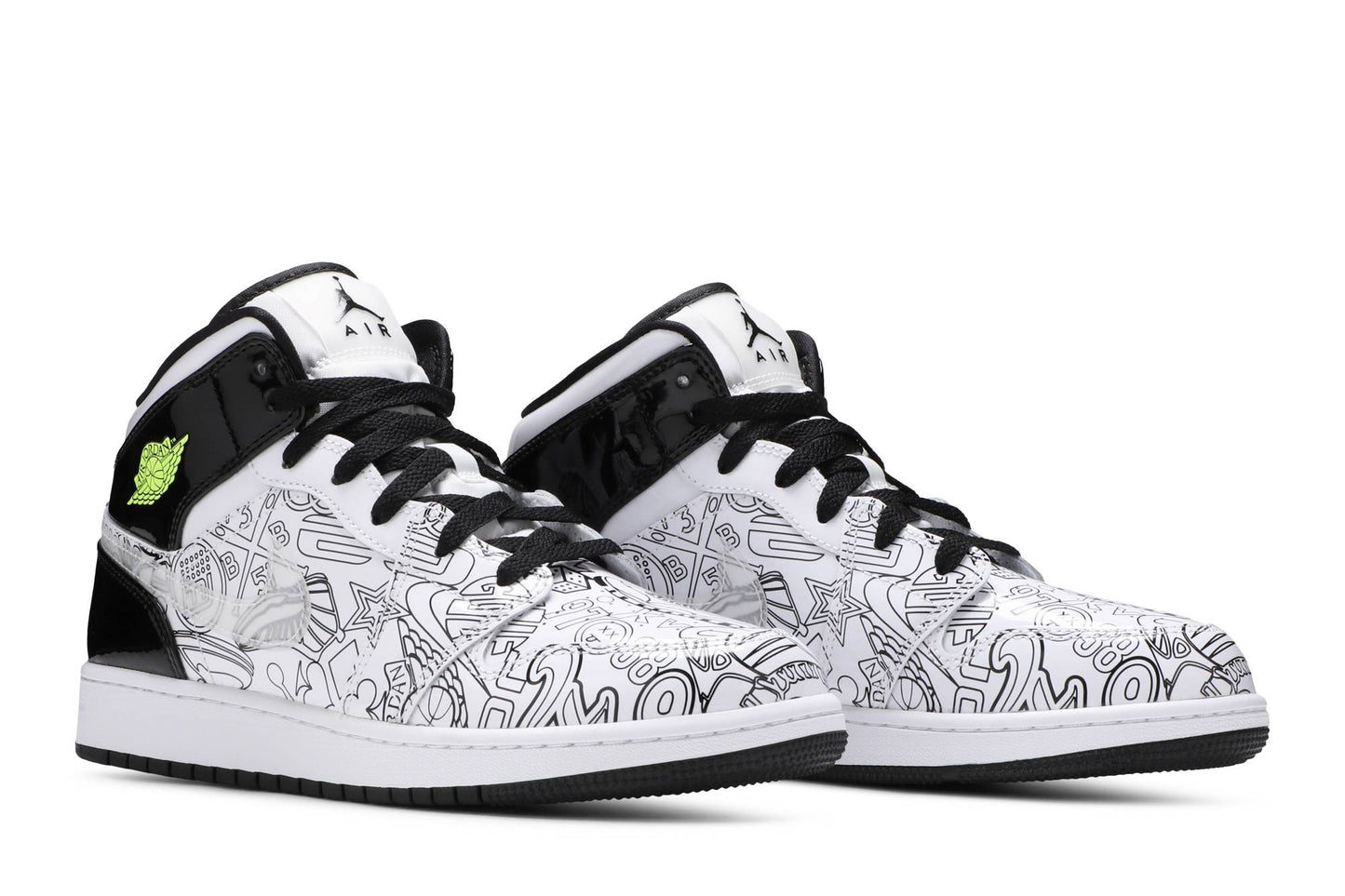 ( Grade School ) Air Jordan 1 Mid ‘DIY’ DC4099-100