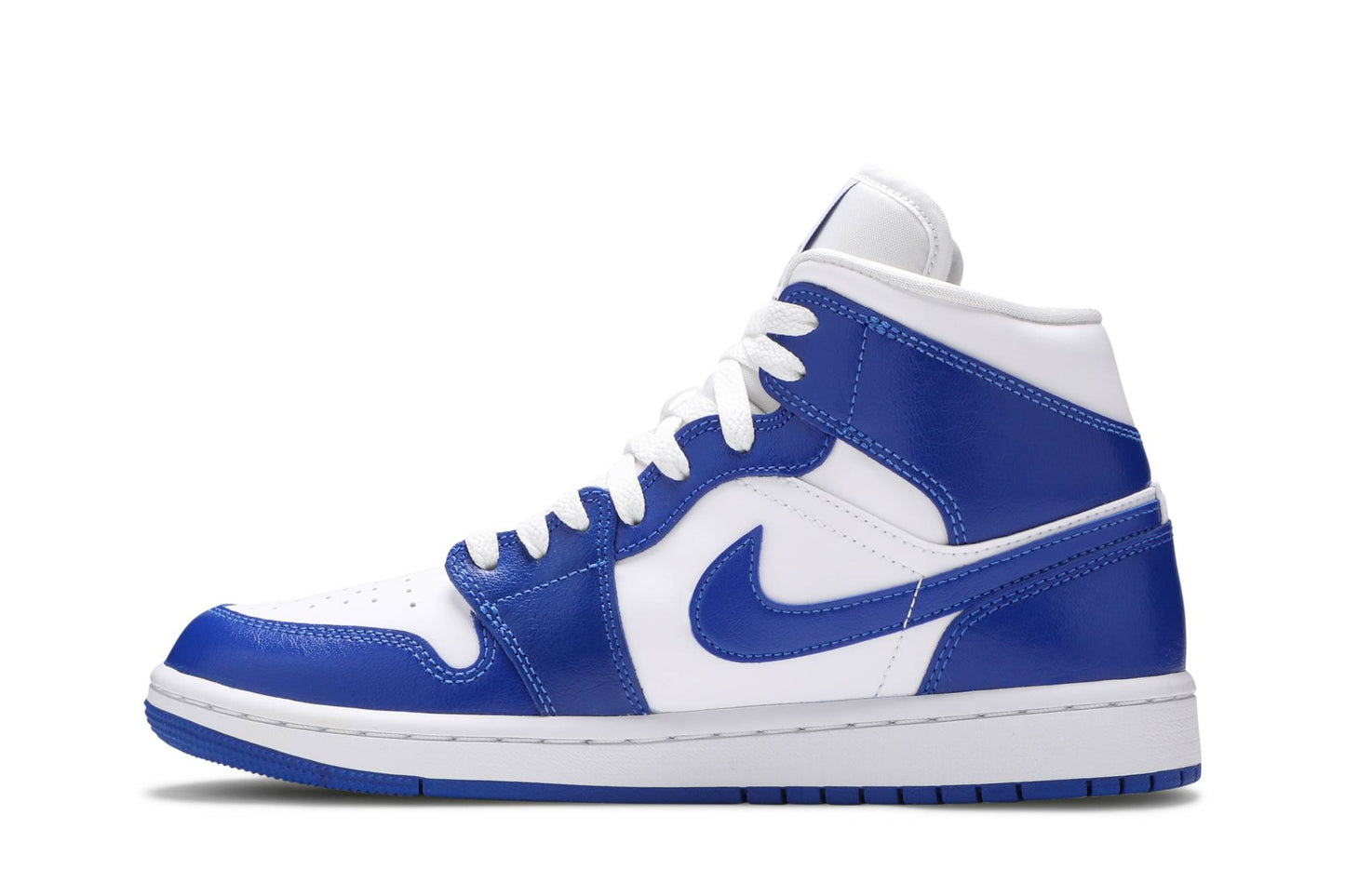 ( Women ) Air Jordan 1 Mid ‘Kentucky Blue’ BQ6472-104