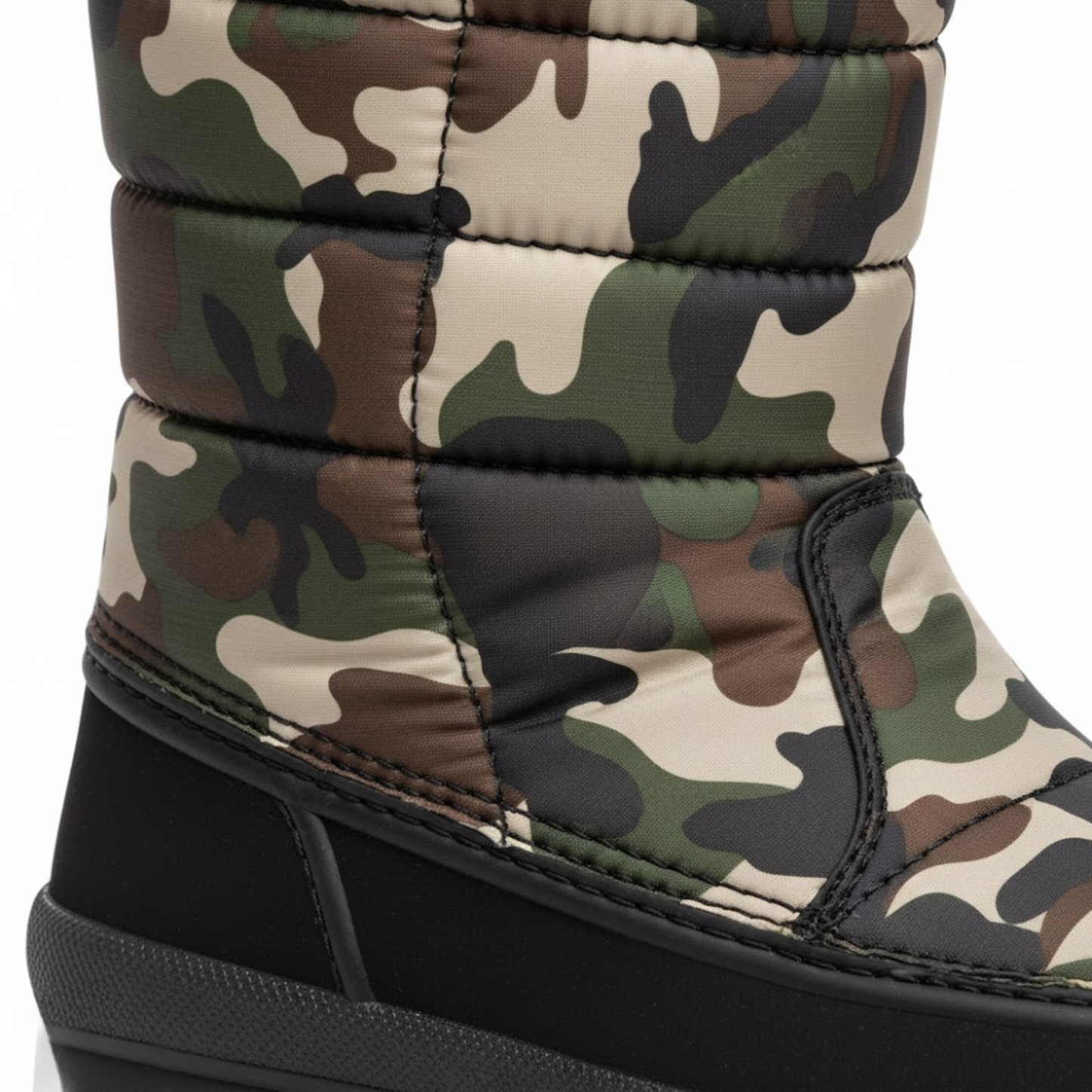 Blotcha Women's Camo Waterproof Platform Snow Boots Warm Plush Winter Footwear
