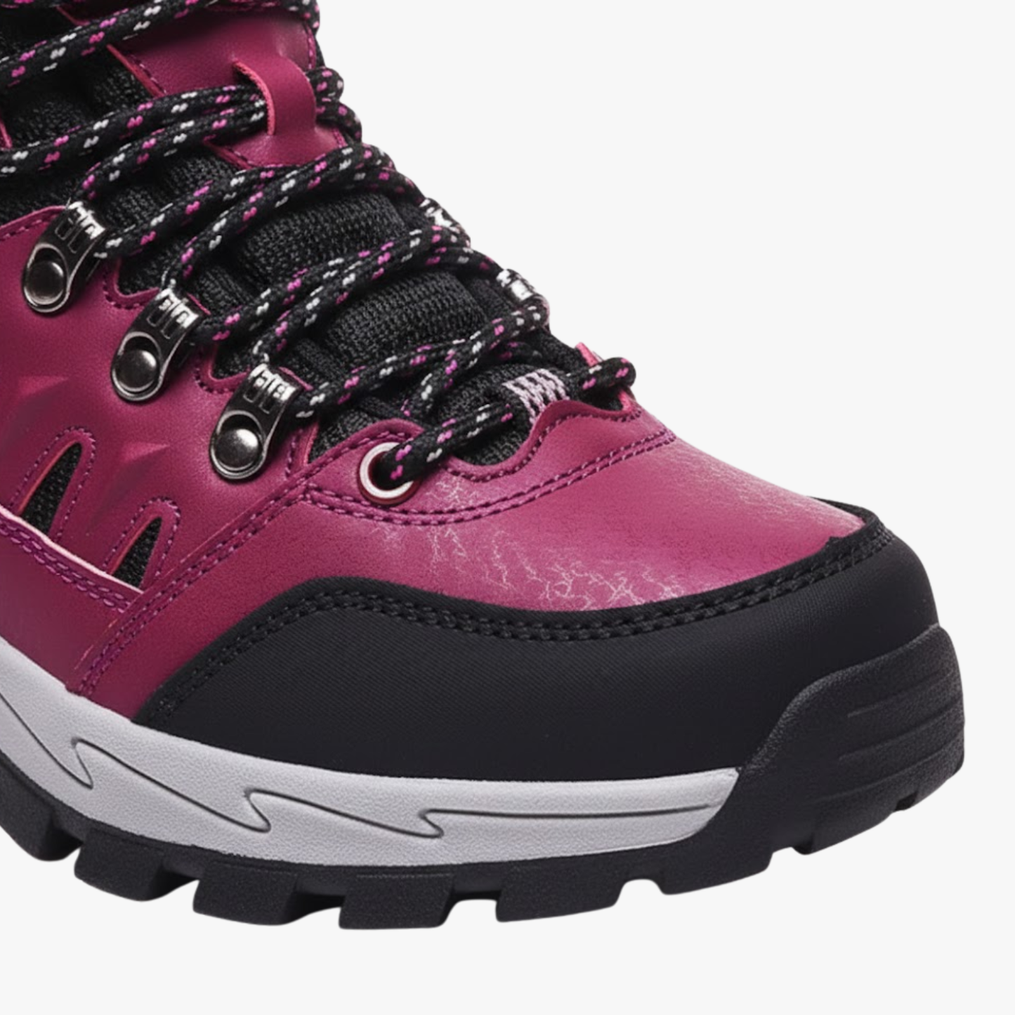 Blotcha Pink Waterproof Hiking Boots Wear-Resistant Mountain Sports Shoes