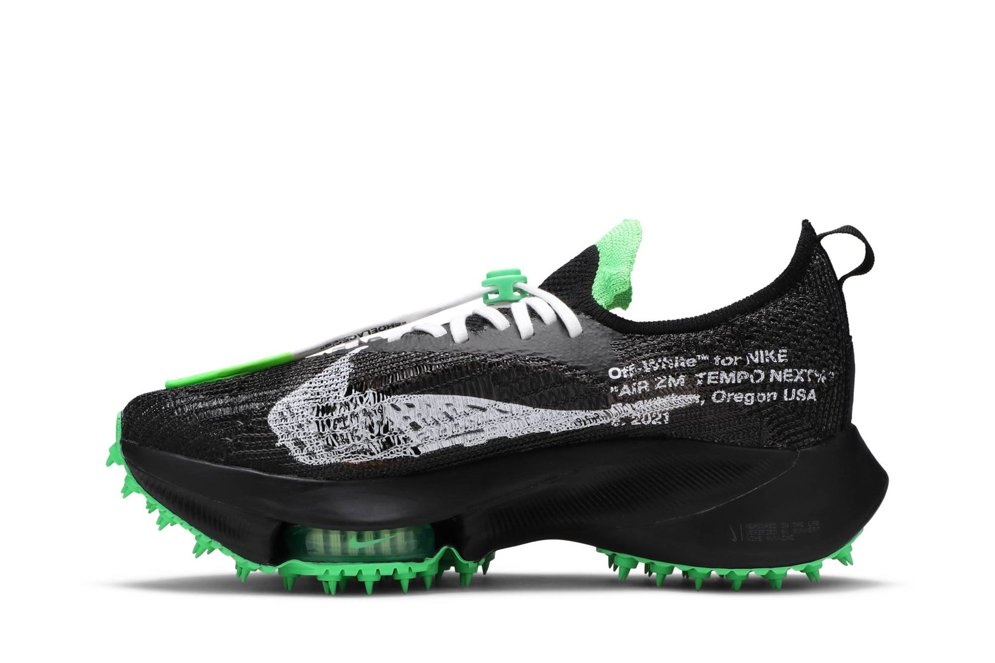 Off-White X Nike Air Zoom Turbo Next% Flyknit ‘Black’ CV0697-001