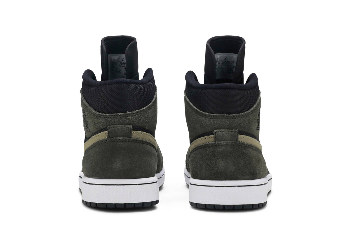 ( Women ) Air Jordan 1 Mid 'Olive' BQ6472-030