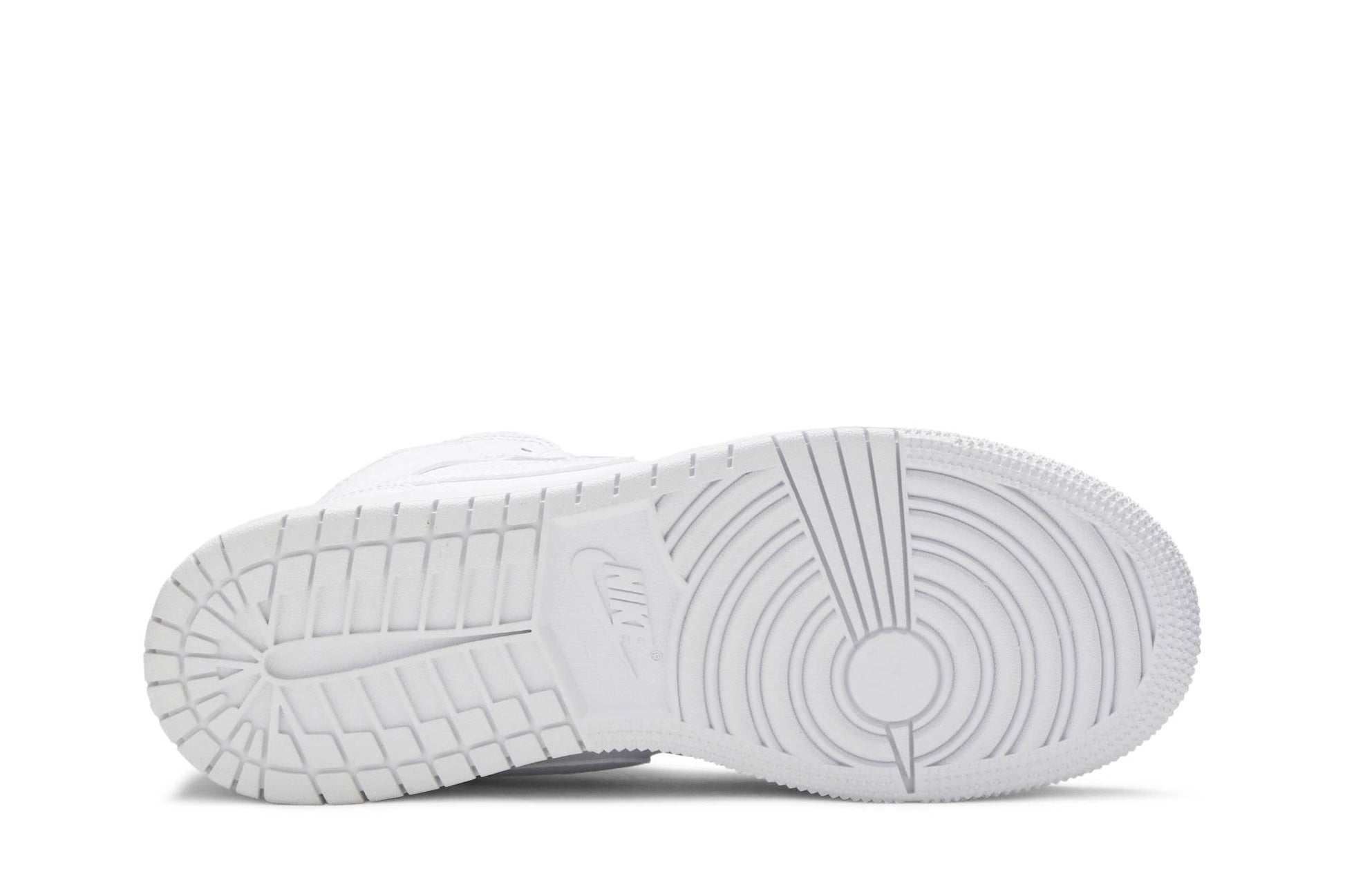 ( Grade School ) Air Jordan 1 Mid ‘Triple White’ 554725-130