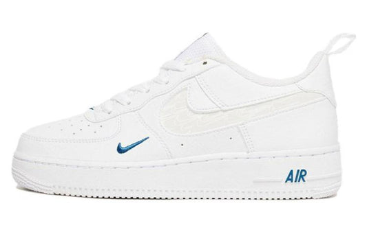 ( Youth ) Nike Air Force 1 Low LV8 White Blue FB8034-100