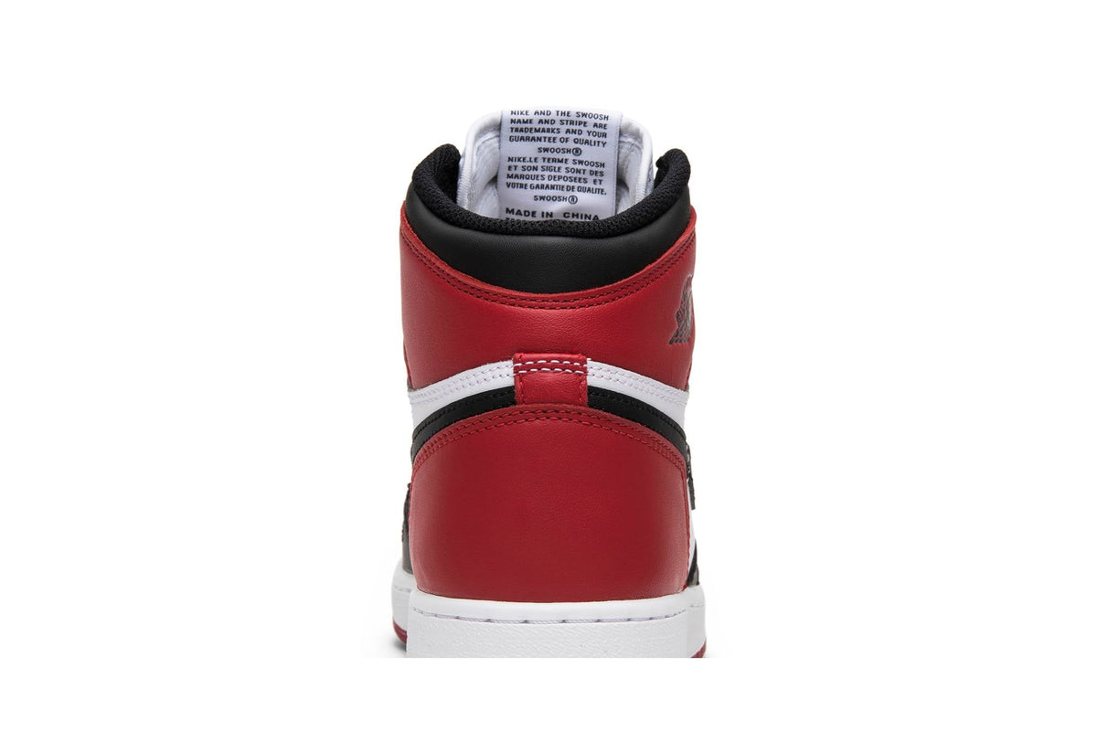 ( Grade School ) Air Jordan 1 Retro BG Black Toe 2016 575441-125