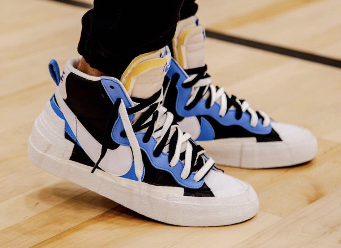 Sacai X Nike Blazer Mid Black Blue