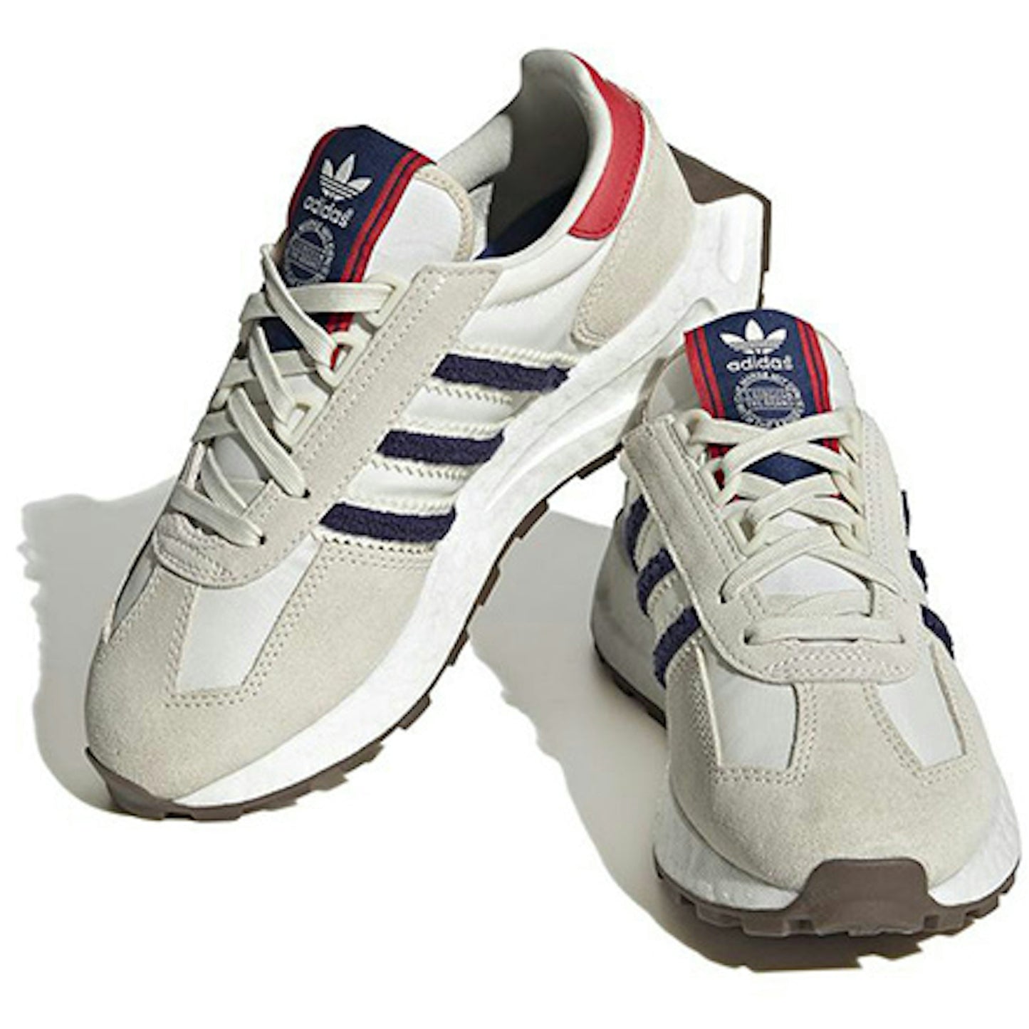( Youth ) Adidas Originals Retropy E5 ‘Beige Navy White’ HQ1532